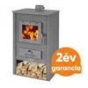 Kép 1/4 - BLIST B1 EKO acél lemez fatüzelésű kályha (7-9 kW sötét szürke)