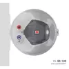 Kép 5/5 - ELDOM Favourite 80 HL vízszintes elektromos vízmelegítő (2 kW - Ø 462 mm - 80 liter - balos)