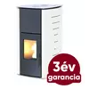 Kép 1/11 - Falcon COMODO Central P18 vízteres pellet kályha (18 kW - Fehér)