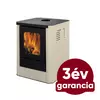 Kép 1/9 - Falcon RIMINI Comodo Central W18 vízteres fatüzelésű kályha (18 kW - krém)