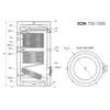 Kép 5/7 - Sunsystem SON 750 indirekt HMV tartály - műszaki rajz