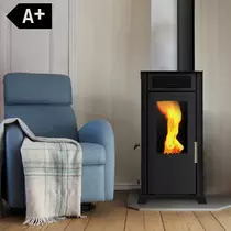 BABA'S Stove ECO 8 fa- és pellet tüzelésű kályha (8 kW - acéllemez)