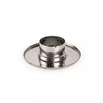 Takaró rozetta tömítőgyűrűvel - fémszínű (80 mm)