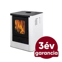  Falcon RIMINI Comodo Central W18 vízteres fatüzelésű kályha (18 kW - fehér)