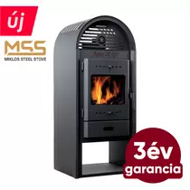 MSS Aqua Plus 20 vízteres fatüzelésű kályha (20 kW - acéllemez)