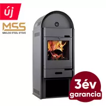 MSS Aqua Plus 25 vízteres fatüzelésű kályha (25 kW - acéllemez)