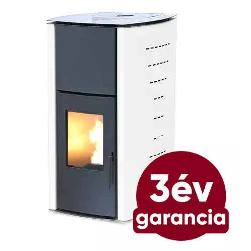 Falcon COMODO Central P18 vízteres pellet kályha (18 kW - Fehér)