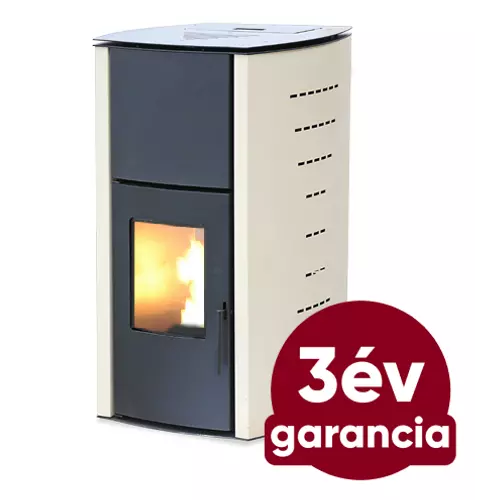 Falcon COMODO Central P18 vízteres pellet kályha (18 kW - Krém)