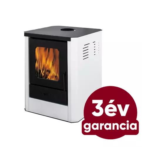  Falcon RIMINI Comodo Central W18 vízteres fatüzelésű kályha (18 kW - fehér)