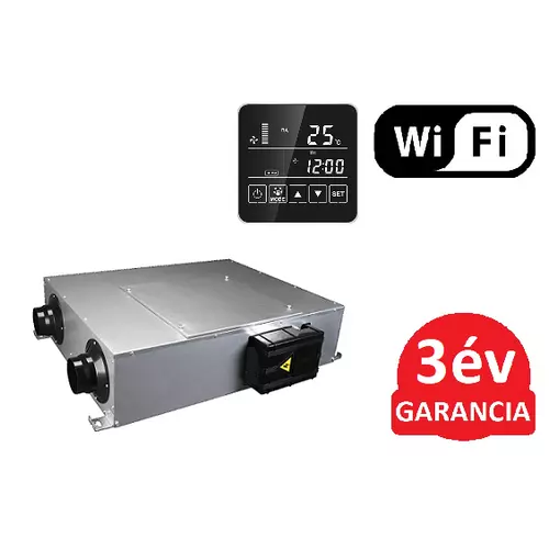 FALCON HRV CENTRAL 250 CF Wi-Fi központi hővisszanyerős szellőztető berendezés