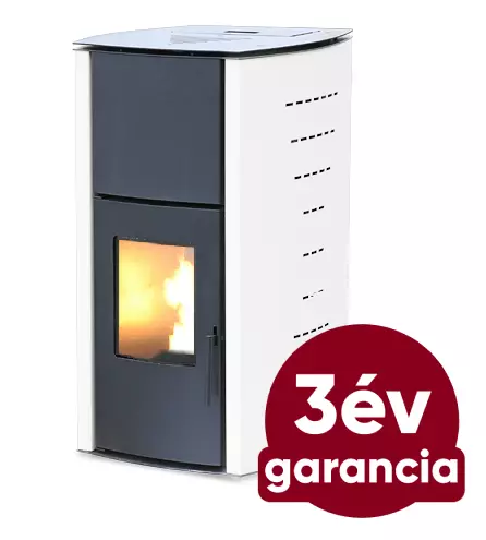 Falcon COMODO Central P18 vízteres pellet kályha (18 kW - Fehér)