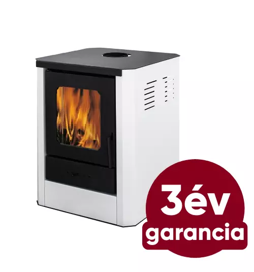  Falcon RIMINI Comodo Central W18 vízteres fatüzelésű kályha (18 kW - fehér)