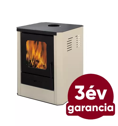 Falcon RIMINI Comodo Central W18 vízteres fatüzelésű kályha (18 kW - krém)